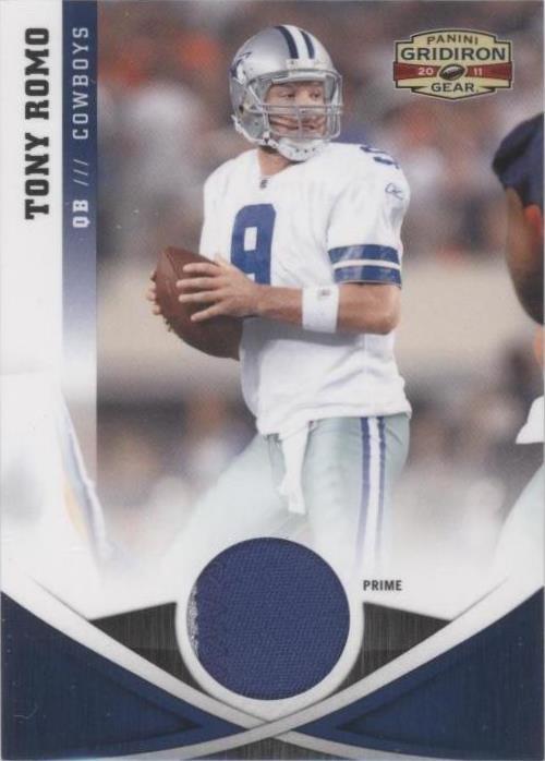 2011 Panini Gridiron Gear - Materials Prime #85 Tony Romo /50 (MEM) for ...
