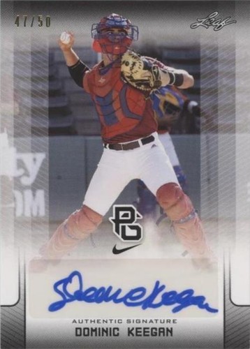 2017 Leaf Perfect Game National Showcase - Dominic Keegan #BA-DK1