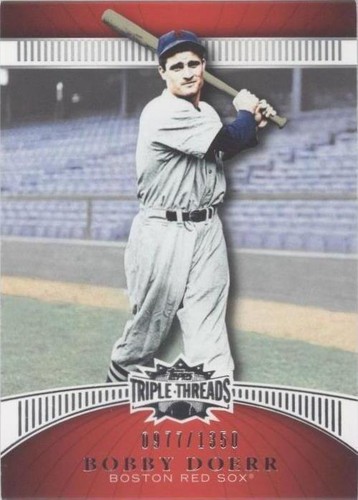 2010 Topps Triple Threads - Bobby Doerr #56