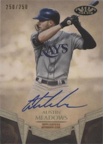2019 Topps Tier One - Austin Meadows #BA-AM