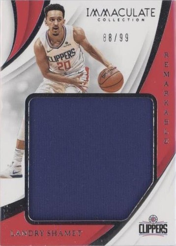 2018-19 Panini Immaculate Collection - Landry Shamet #RJ-LSH