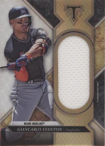 2017 Topps Triple Threads - Giancarlo Stanton #SJR-GSN