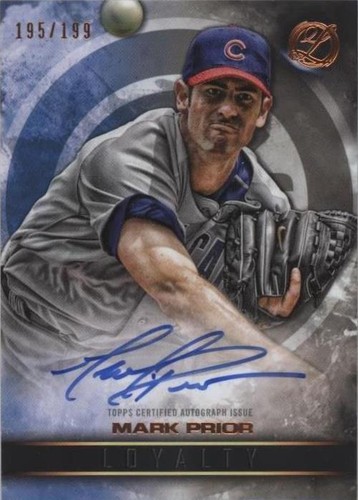 2016 Topps Legacies of Baseball - Mark Prior #LA-MP
