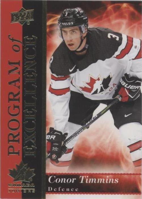2018 Upper Deck Team Canada Juniors - Conor Timmins #POE-10
