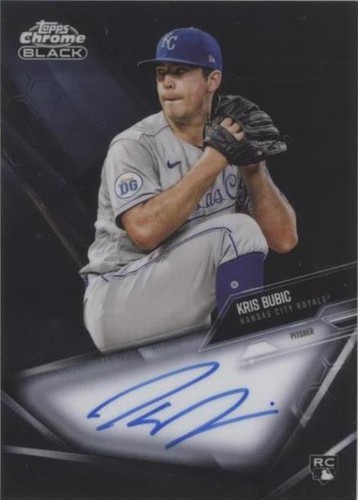2021 Topps Chrome Black - Kris Bubic #CBA-KB