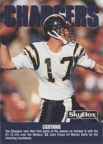 1992 Skybox Impact John Friesz #300