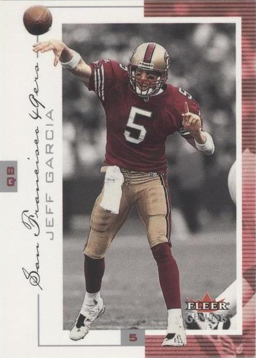 2001 Fleer Genuine Jeff Garcia #37