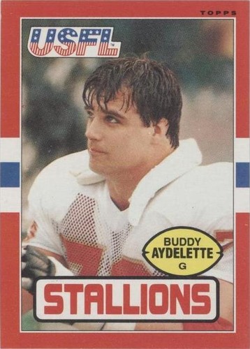 1985 Topps USFL Buddy Aydelette #20