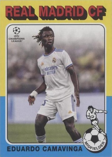 2021-22 Topps UCL Collection Eduardo Camavinga #75-17
