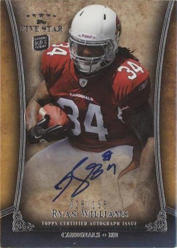 2011 Topps Five Star Ryan Williams #FSFA-RW
