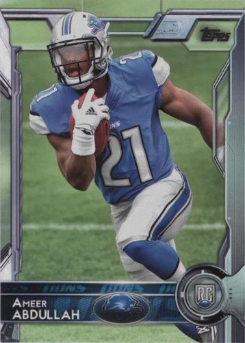2015 Topps Ameer Abdullah #497