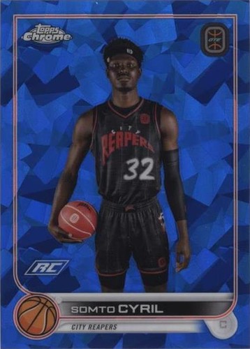 2022-23 Topps Chrome OTE Overtime Elite Sapphire Edition - Somto Cyril #47
