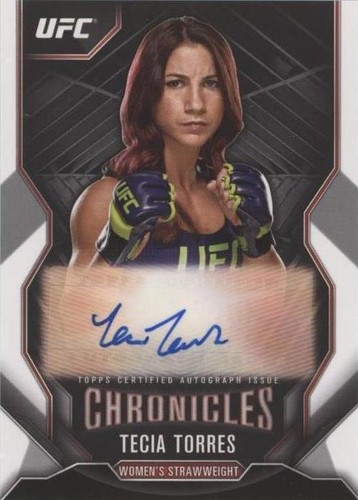 2015 Topps UFC Chronicles - Tecia Torres #CA-TT