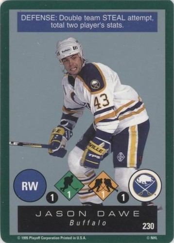1995-96 Playoff One on One Challenge - Jason Dawe #230