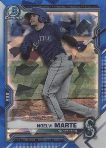 2021 Bowman Chrome Draft Sapphire Edition - Noelvi Marte #BDC-147