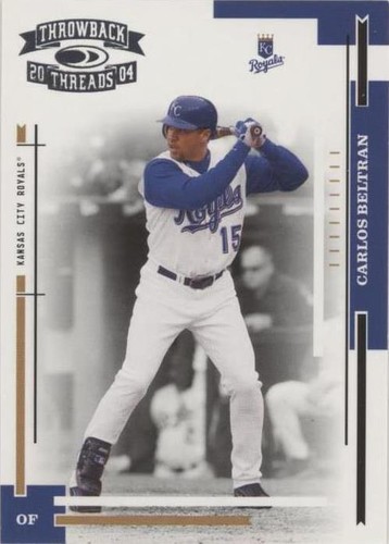 2004 Donruss Throwback Threads - Carlos Beltran #92