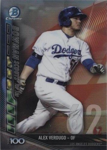2017 Bowman - Alex Verdugo #BTP-62