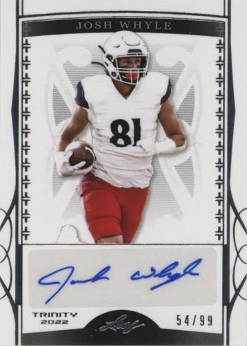 2022 Leaf Trinity Josh Whyle #BA-JW1