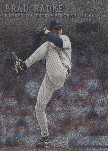 2000 Skybox Metal - Brad Radke #96