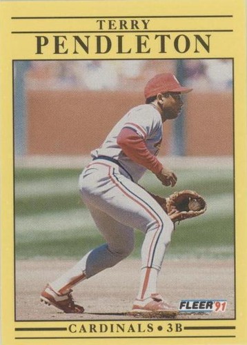 1991 Fleer - Terry Pendleton #642