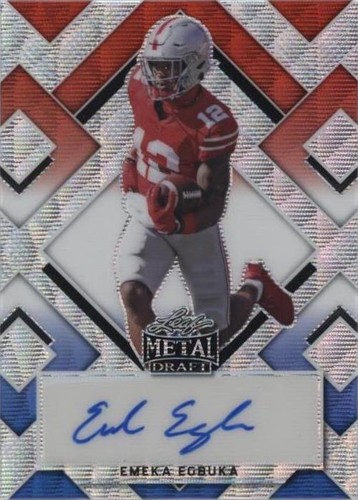 2022 Leaf Metal Draft Emeka Egbuka #BA-EE1