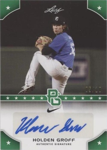 2015 Leaf Perfect Game National Showcase - Holden Groff #PG-HG1