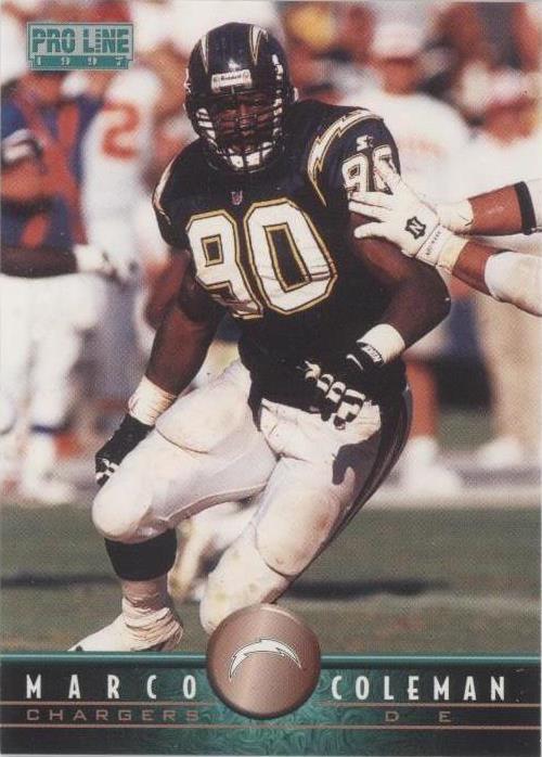1997 Pro Line Marco Coleman #222