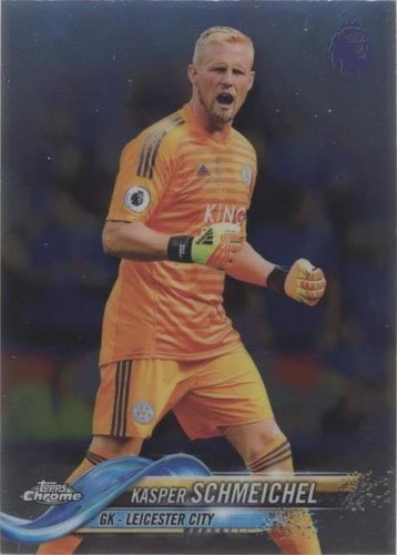 2018-19 Topps Chrome Premier League Kasper Schmeichel #42