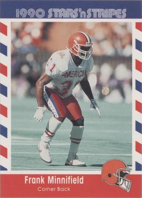 1990 Fleer Stars 'n Stripes Frank Minnifield #10