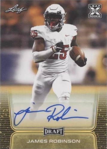 2020 Leaf Draft James Robinson #BA-JR2