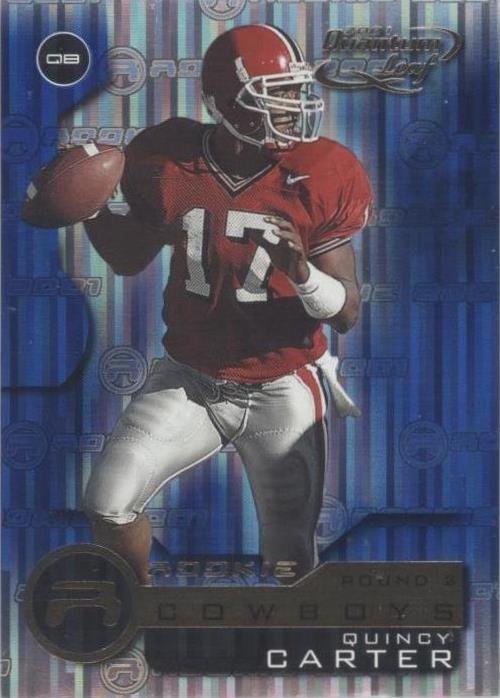 2001 Quantum Leaf Quincy Carter #296