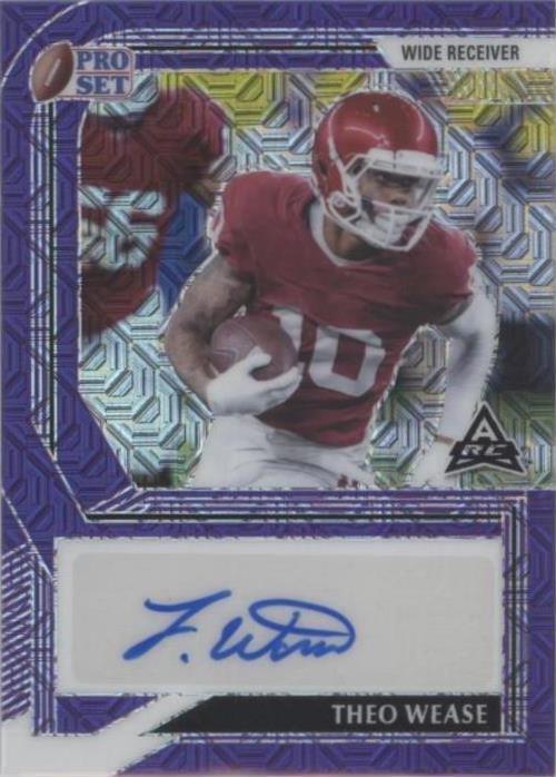 2022 Leaf Pro Set Metal Theo Wease #PA-TW1