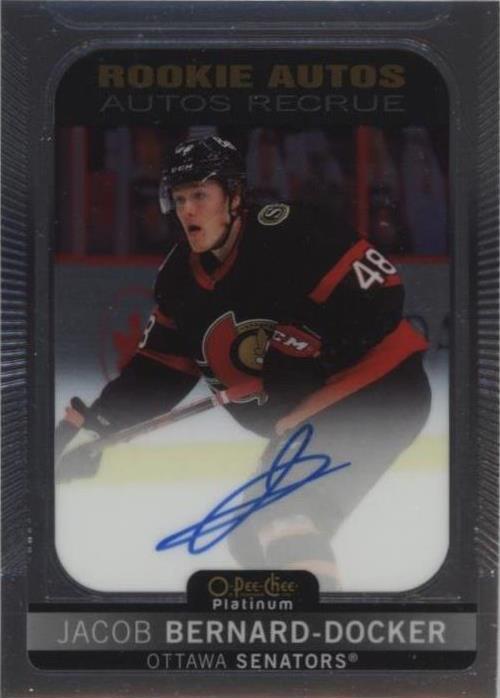 2021-22 O-Pee-Chee Platinum - Jacob Bernard-Docker #R-BE