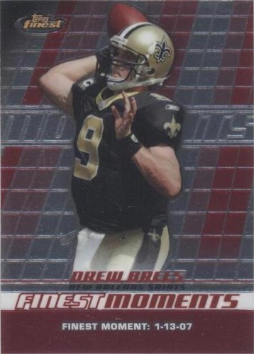 2008 Topps Finest Drew Brees #FM-DB