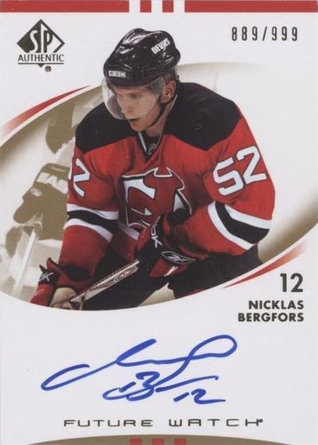 2007-08 SP Authentic - Niclas Bergfors #227