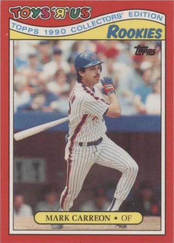 1990 Topps Toys R Us Rookies - Mark Carreon #7