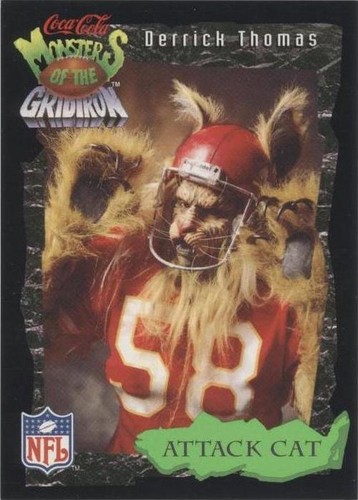 1994 Classic Pro Line Live Coca-Cola Monsters of the Gridiron Derrick Thomas #15