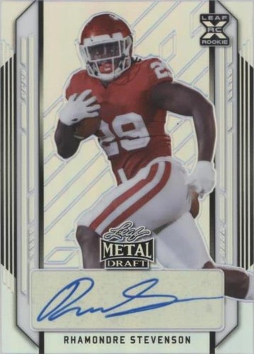 2021 Leaf Metal Draft Rhamondre Stevenson #BA-RS1
