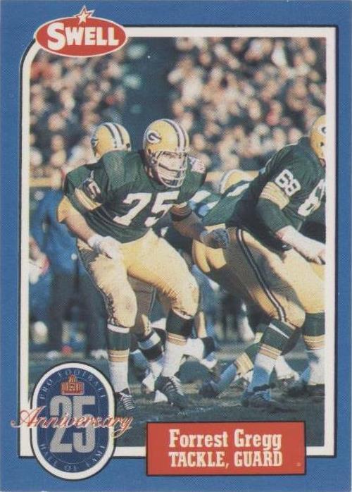 1988 Swell Football Greats Hall of Fame Forrest Gregg #45