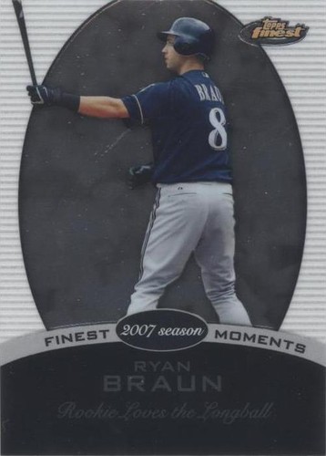 2008 Topps Finest - Ryan Braun #FM-RB
