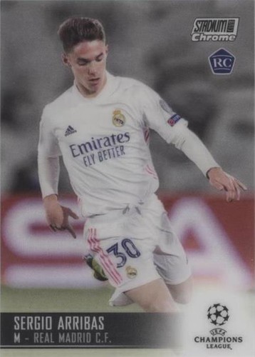 2020-21 Topps Stadium Club Chrome UCL Sergio Arribas #85