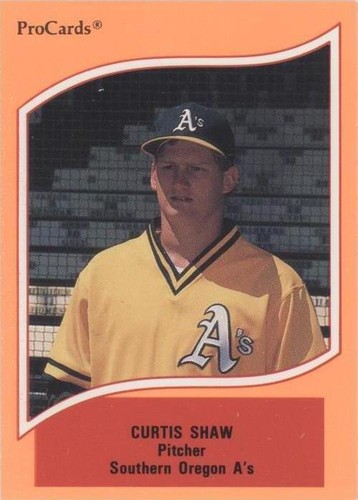 1990 ProCards A & AA Minor League Stars - Curtis Shaw #164
