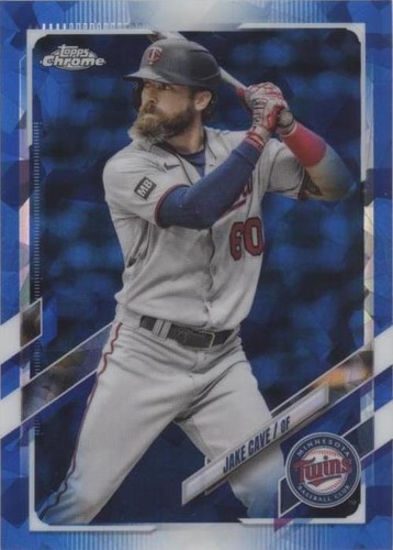 2021 Topps Chrome Update Series Sapphire Edition - Jake Cave #US23
