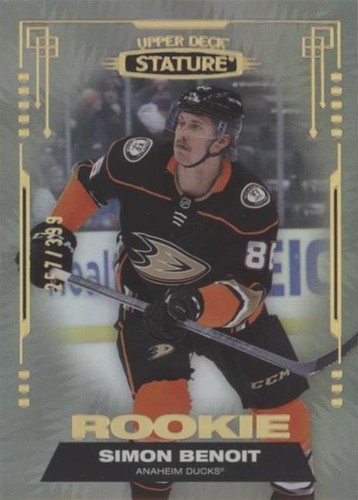 2021-22 Upper Deck Stature - Simon Benoit #112