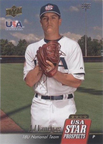 2009 Upper Deck Signature Stars - A.J. Vanegas #USA-18