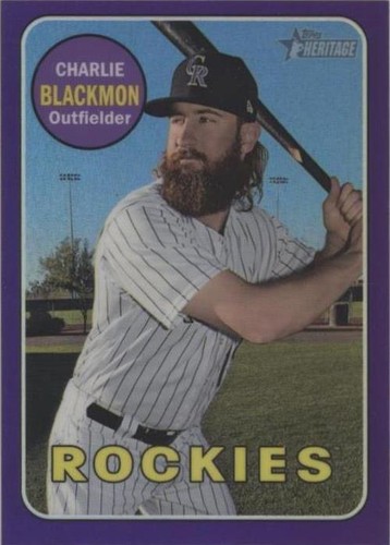 2018 Topps Heritage - Charlie Blackmon #THC-24
