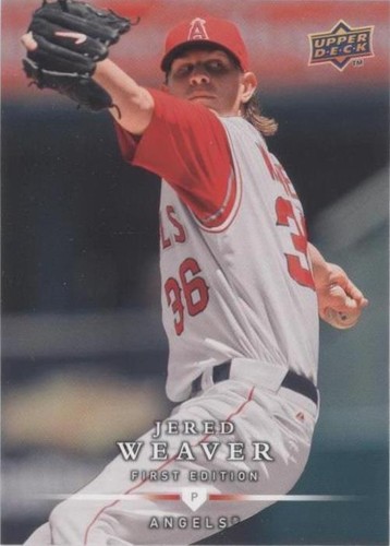 2008 Upper Deck First Edition - Jered Weaver #3