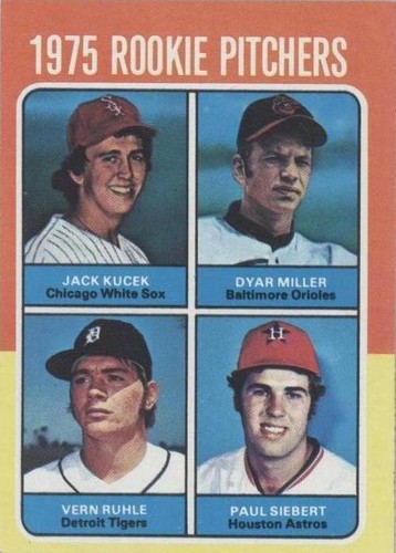 1975 Topps - Dyar Miller Jack Kucek Paul Siebert #614