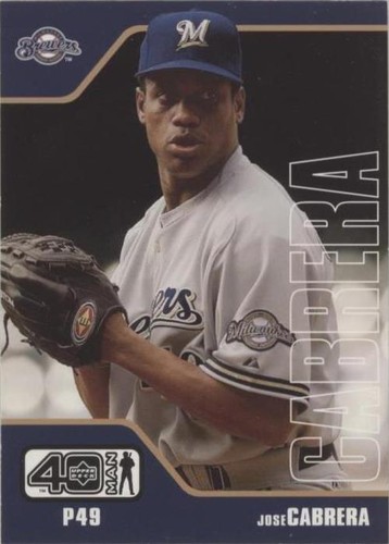 2002 Upper Deck 40 Man - Jose Cabrera #555