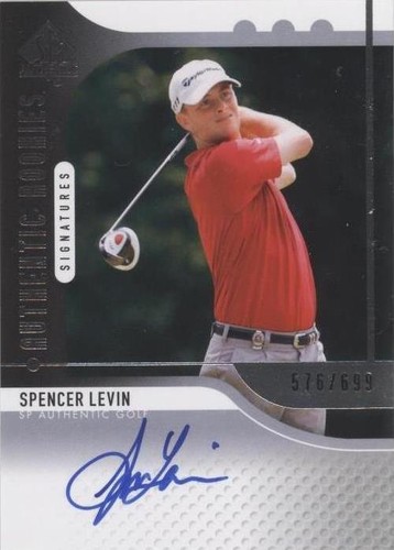 2012 SP Authentic - Spencer Levin #98